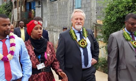 Visite du préfet à Acoua, sep 2019